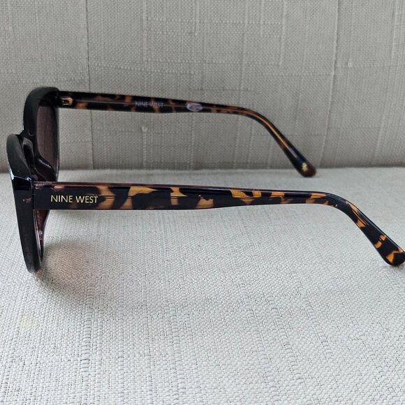 Nine West Women Sunglasses Cora Cat Eye Brown Tortise Shades - Picture 13 of 15
